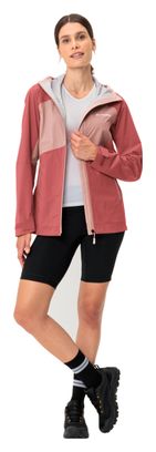 Dames Vaude Simony 2.5L IV Waterdichte Jas Rood