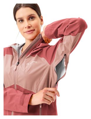 Veste Imperméable Femme Vaude Simony 2.5L IV Rouge