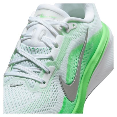 Nike Pegasus 42 hardloopschoenen, wit/groen, dames