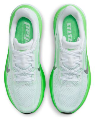 Nike Pegasus 42 hardloopschoenen, wit/groen, dames