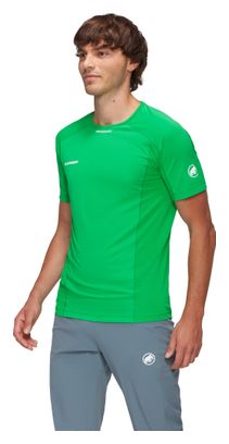 Mammut Aenergy FL Green Korte Mouw T-Shirt