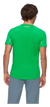 Mammut Aenergy FL Green Korte Mouw T-Shirt