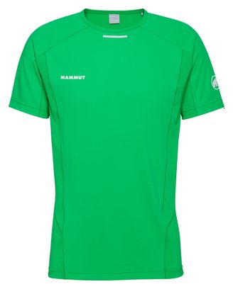 Mammut Aenergy FL Green Korte Mouw T-Shirt