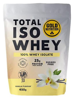 GoldNutrition Total Iso Whey Bebida Proteica de Vainilla 450g