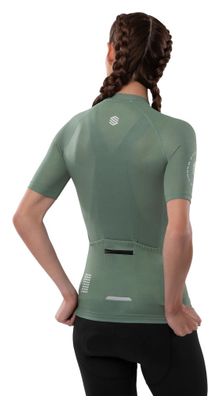 Maillot vélo ultraléger femme Cyclisme M3 Altitude Vert Olive