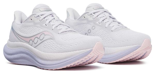 Chaussures Running Saucony Triumph 23 Blanc/Bleu Femme