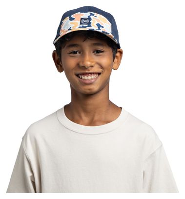 Cappellino Buff 5 Panel Venture blu/arancione per bambini
