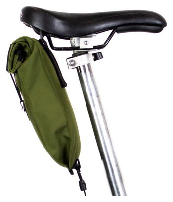 Restrap City Saddle Bag Large para bicicleta plegable verde oliva