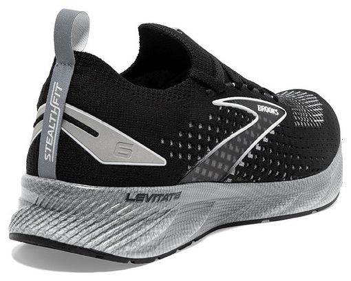 Brooks Levitate StealthFit 6 Running Shoes Black Silver