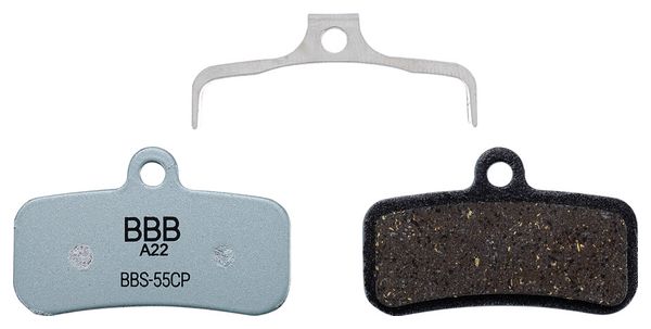 Paire de Plaquettes BBB DiscStop Coolfin Organiques pour Shimano Saint