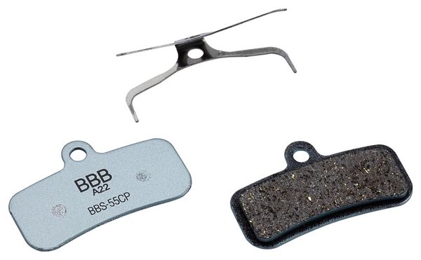 Pair of BBB DiscStop Coolfin Organic Pads for Shimano Saint