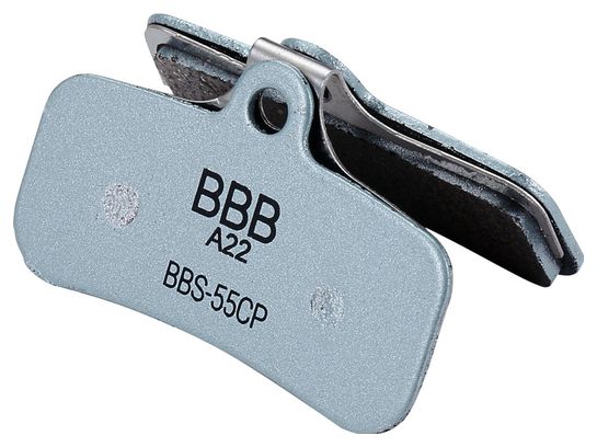 Paire de Plaquettes BBB DiscStop Coolfin Organiques pour Shimano Saint