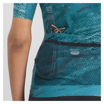 Sportful Cliff Supergiara Short Sleeve Jersey Turquoise