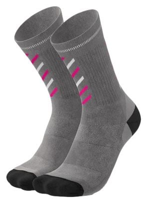 Chaussettes Incylence Merino Rise Gris/Rose