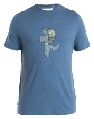 Camiseta de manga corta Icebreaker Tech Lite III Azul