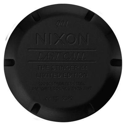 Montre Unisexe Nixon Stinger 44 Noir