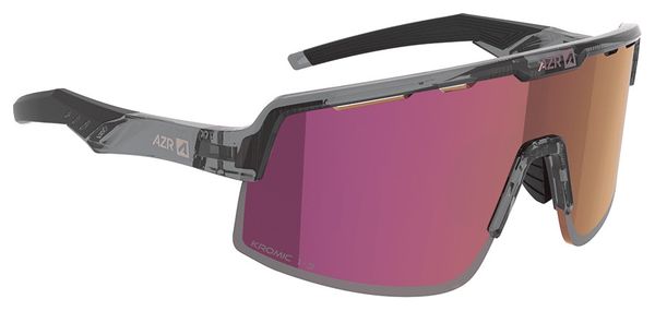 Lunettes AZR Kromic Speed RX S Crystal Gris/Rose Photochromique