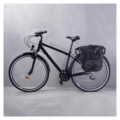 Sacoche coffre de vélo étanche 25L Noir