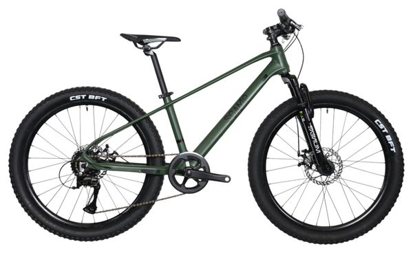 Scamp HighFox Shimano Tourney 8V 24'' Khaki Green Semi-Rigide Kindermountainbike