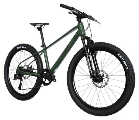 Scamp HighFox Shimano Tourney 8V 24'' Khaki Green Semi-Rigide Kindermountainbike