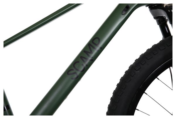 Scamp HighFox Shimano Tourney 8V 24'' Khaki Green Semi-Rigide Kindermountainbike