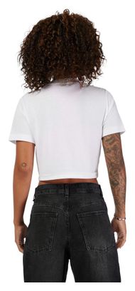 T-shirt Femme Fox Baby Hello Blanc