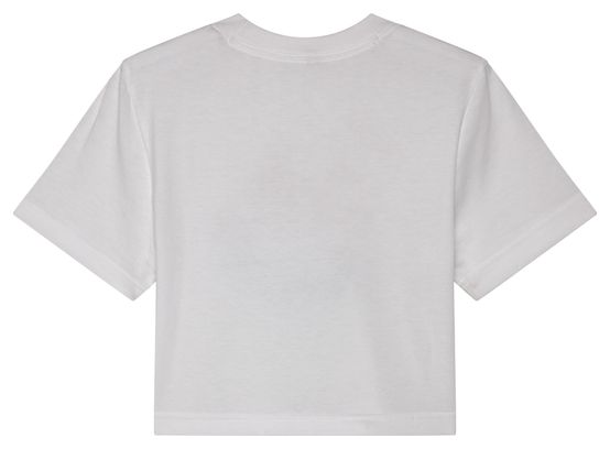 T-shirt Femme Fox Baby Hello Blanc