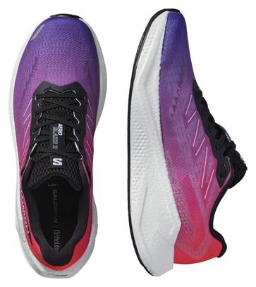 Salomon Aero Blaze 3 Violett/Rot Herren Laufschuhe