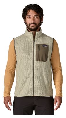 Pile senza maniche da uomo Patagonia R1 Air Beige