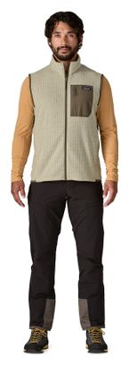 Pile senza maniche da uomo Patagonia R1 Air Beige