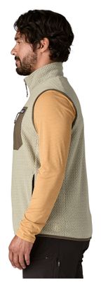 Pile senza maniche da uomo Patagonia R1 Air Beige