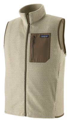 Pile senza maniche da uomo Patagonia R1 Air Beige