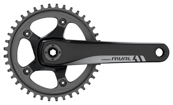 SRAM Pédalier RIVAL1 GXP (Boitier Non inclus) 42Dents Noir