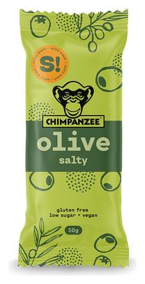Barre Énergétique Chimpanzee Salty Bars Olive 50g