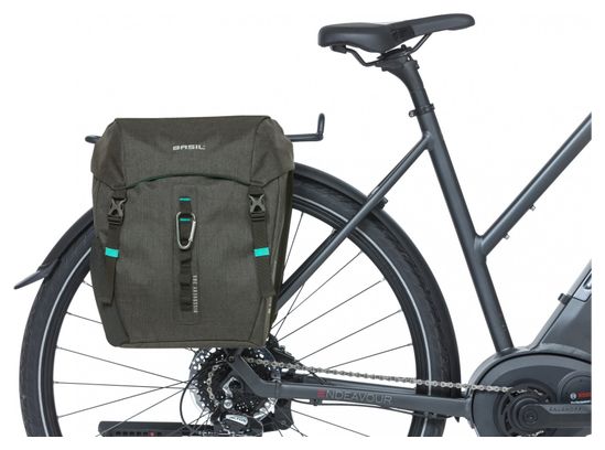 Dubbele fietstas M Basil Discovery 365D 18 liter zwart