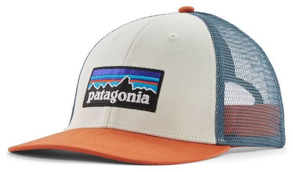 Unisex Patagonia P-6 Logo Lopro Trucker Cap Blau/Orange