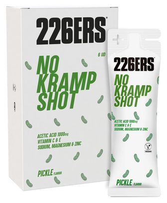 No Kramp Shot 226ers Energy Gel Pack - Pickle 6x60 ml