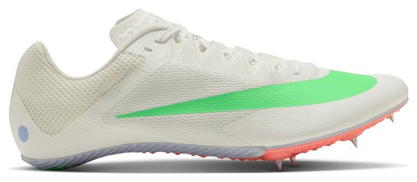 Nike Zoom Rival Sprint atletiekschoenen Wit/Groen/Oranje Unisex
