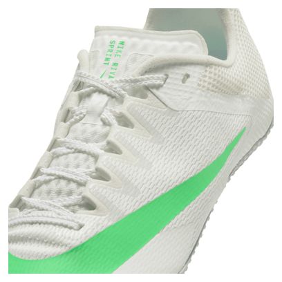 Nike Zoom Rival Sprint atletiekschoenen Wit/Groen/Oranje Unisex