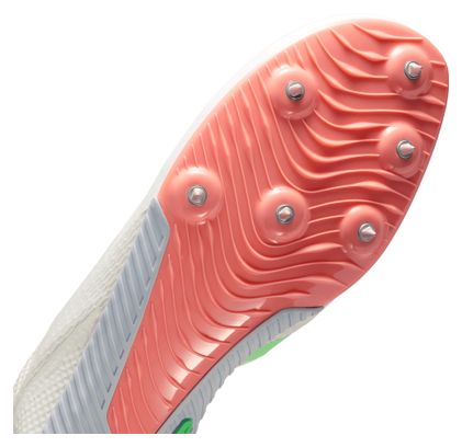 Nike Zoom Rival Sprint atletiekschoenen Wit/Groen/Oranje Unisex