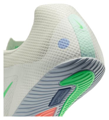 Nike Zoom Rival Sprint atletiekschoenen Wit/Groen/Oranje Unisex