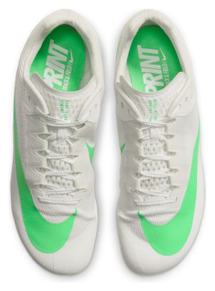 Nike Zoom Rival Sprint atletiekschoenen Wit/Groen/Oranje Unisex