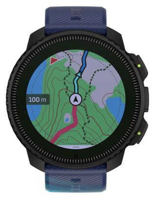 Montre GPS Suunto Vertical Steel Solar Bleu UTMB World Series Limited Edition