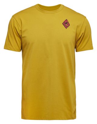 T-Shirt Manches Courtes Black Diamond Mono Pocket Jaune