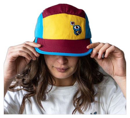 BV Sport 5 Panel Cap "DBDB" Retro Bordeaux