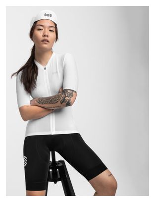 Maillot vélo ultraléger femme Cyclisme SRX Airy Blanc