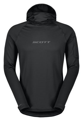 Heren Scott Defined Light Zwart Thermo Hoodie