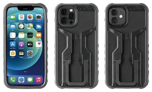 Topeak RideCase Apple iPhone 12 - 12 Pro Smartphone Houder en Beschermer Zwart