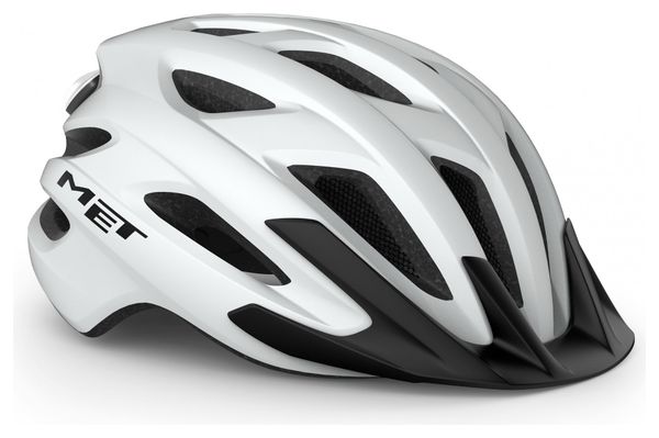 MET Crossover White Matt Helmet
