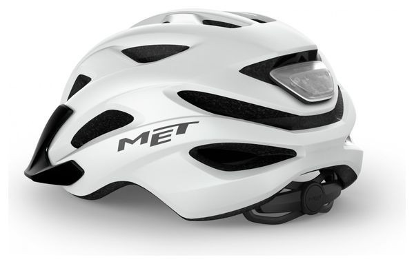 MET Crossover White Matt Helmet